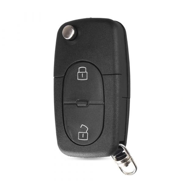 Bilnyckelfodral med 2 knappar till Audi CR2032