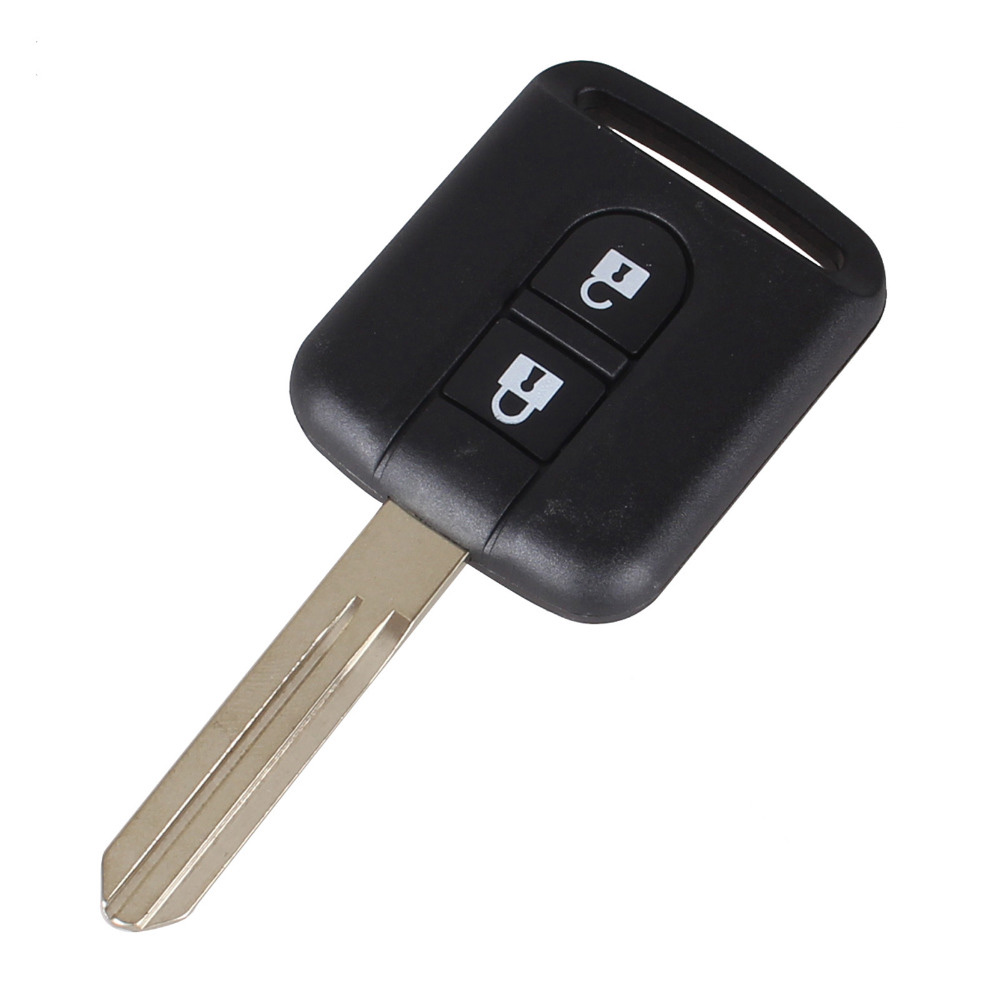 Erstatningsnøkkelskall fjernkontroll 2 knapper for Nissan