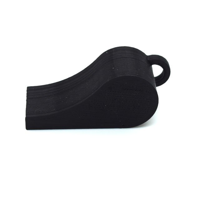Visselpipa 2-pack PLA plast 118+ Db vissla svart