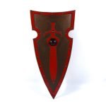 King Arthur trä Viking böjd sköld SWE110