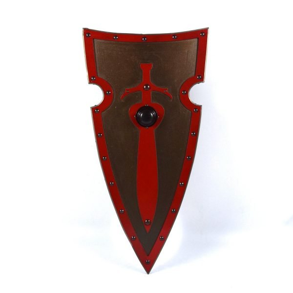 King Arthur trä Viking böjd sköld SWE110