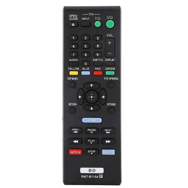Universal fjärrkontroll RMT-B115A för Sony blue-ray-spelare