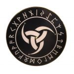 Trä Viking Odin Horn handgjord sköld SWE25