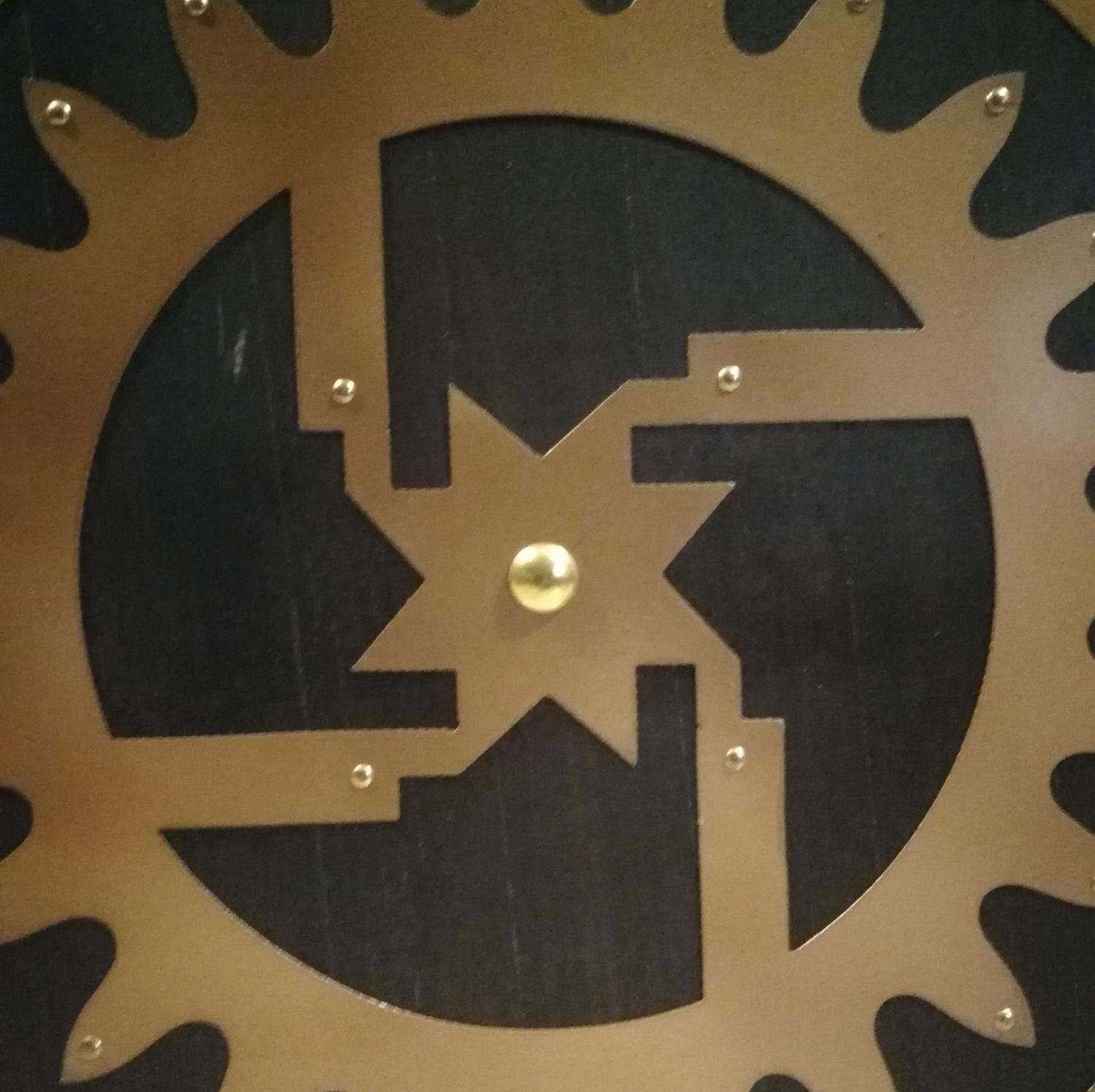 Norse Viking Gear träsköld Historisk sköld SWE48