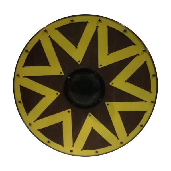 Trä / metall Norse Viking Historical Shield SWE52