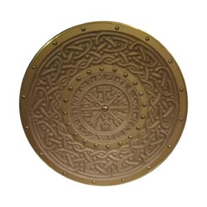 Träsnitt Runes Helm of Awe Viking Shield SWE96