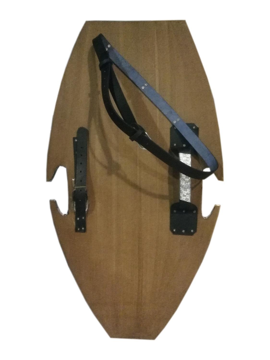 Medeltida trä Roman Minotaur Shield SWE130
