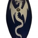 Trä Smaug Dragon Lord of the Rings Shield SWE131