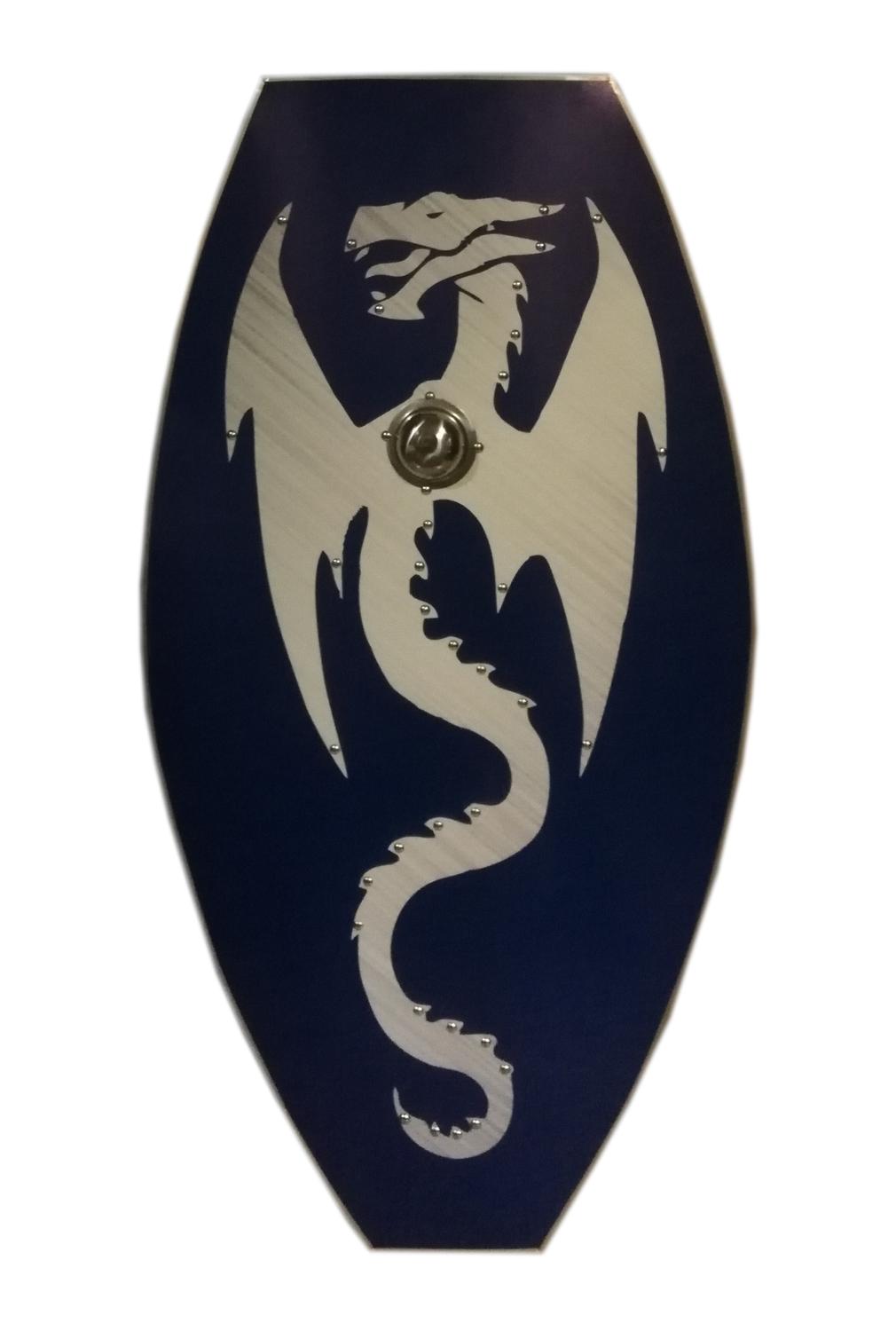 Trä Smaug Dragon Lord of the Rings Shield SWE131
