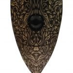Trä Medeltida Rain Forest Viking Shield SWE143