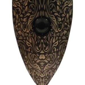 Trä Medeltida Rain Forest Viking Shield SWE143