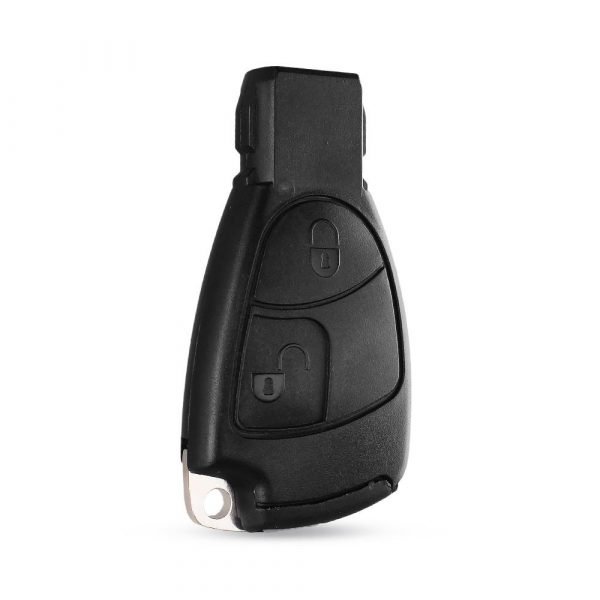 2 -knappen Remote Key Shell Battery Holder för Mercedes Benz