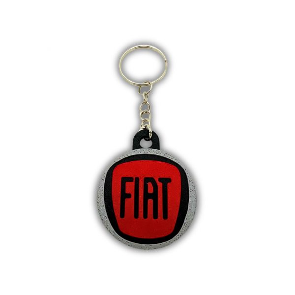 Nyckelring nyckelring emblem logotyp för Fiat