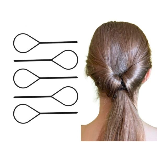 5x Hår topsy tail verktyg