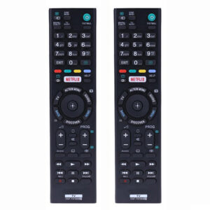 2x Universal RMT-TX100D fjärrkontroll för Sony HDTV LED