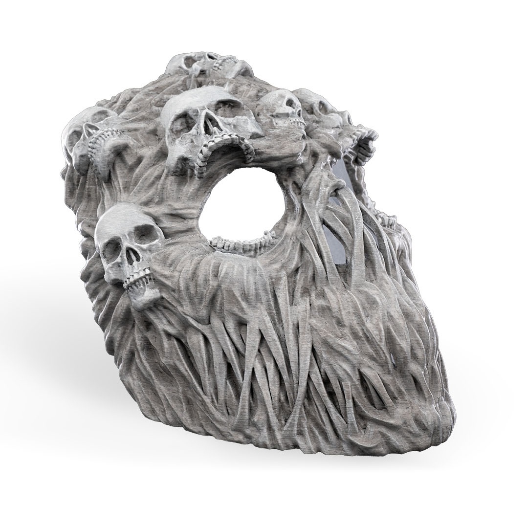 Ghoul ansikte halloween party mask