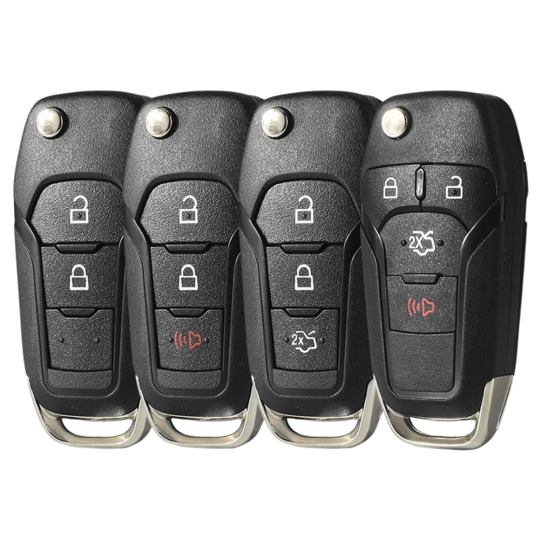 2 Knappar Focus HU101 blad nyckelskal för Ford