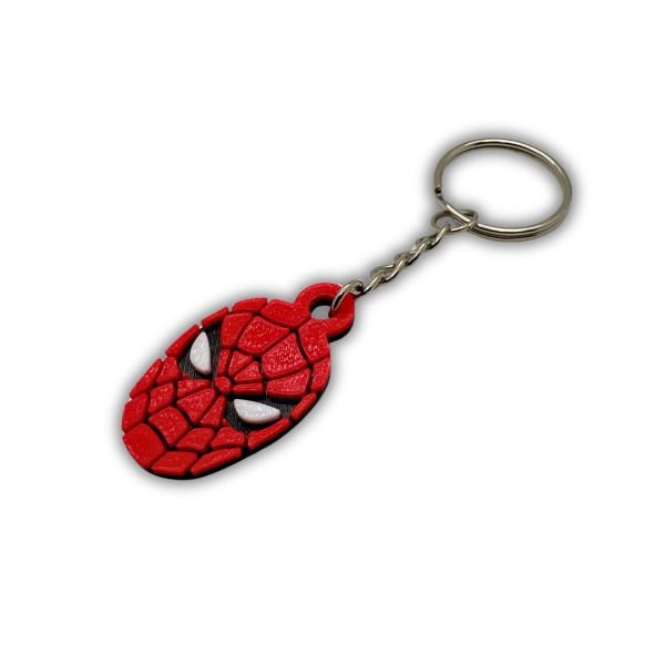 Spiderman nyckelring kedja blixtlås hängare