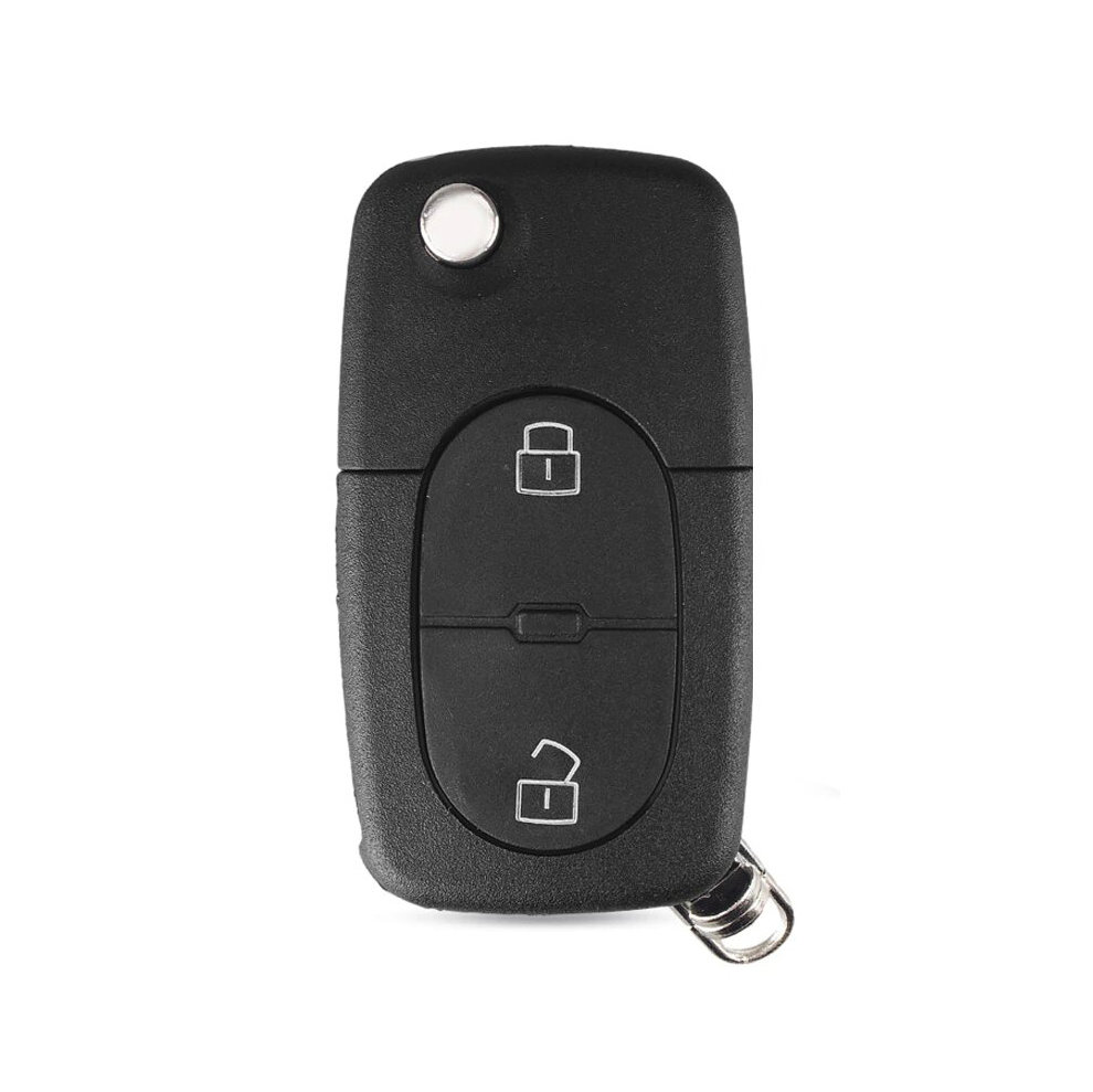 Bilnyckelfodral med 2 knappar till Audi CR1620