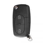 Bilnyckelfodral med 2 knappar till Audi CR1620