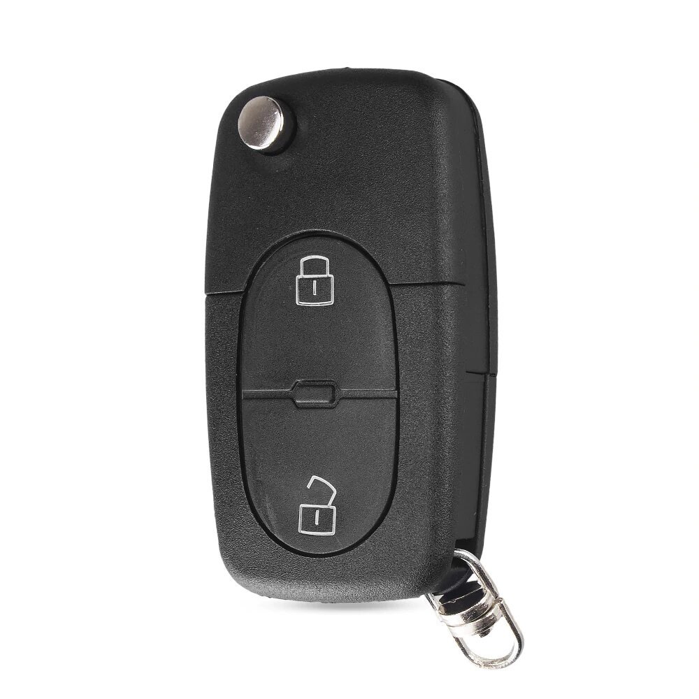 Bilnyckelfodral med 2 knappar till Audi CR1620