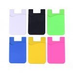 6x Silicone sock plånbok mix kontanter pocket klistermärke