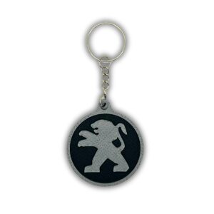 Nyckelring nyckelring emblem logotyp för Peugeot