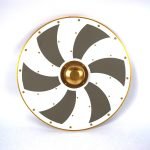 Trä / metall Medeltida läderbas Viking Shield SWE63