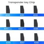 Bilnyckel Transponder ID46 4D61 4D62 4D63 80Bit 4D65 G Chip