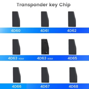 Bilnyckel Transponder ID46 4D61 4D62 4D63 80Bit 4D65 G Chip