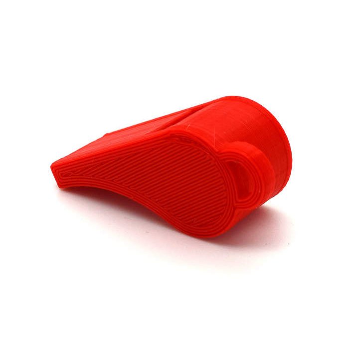 Visselpipa PLA plast 118+ Db röd