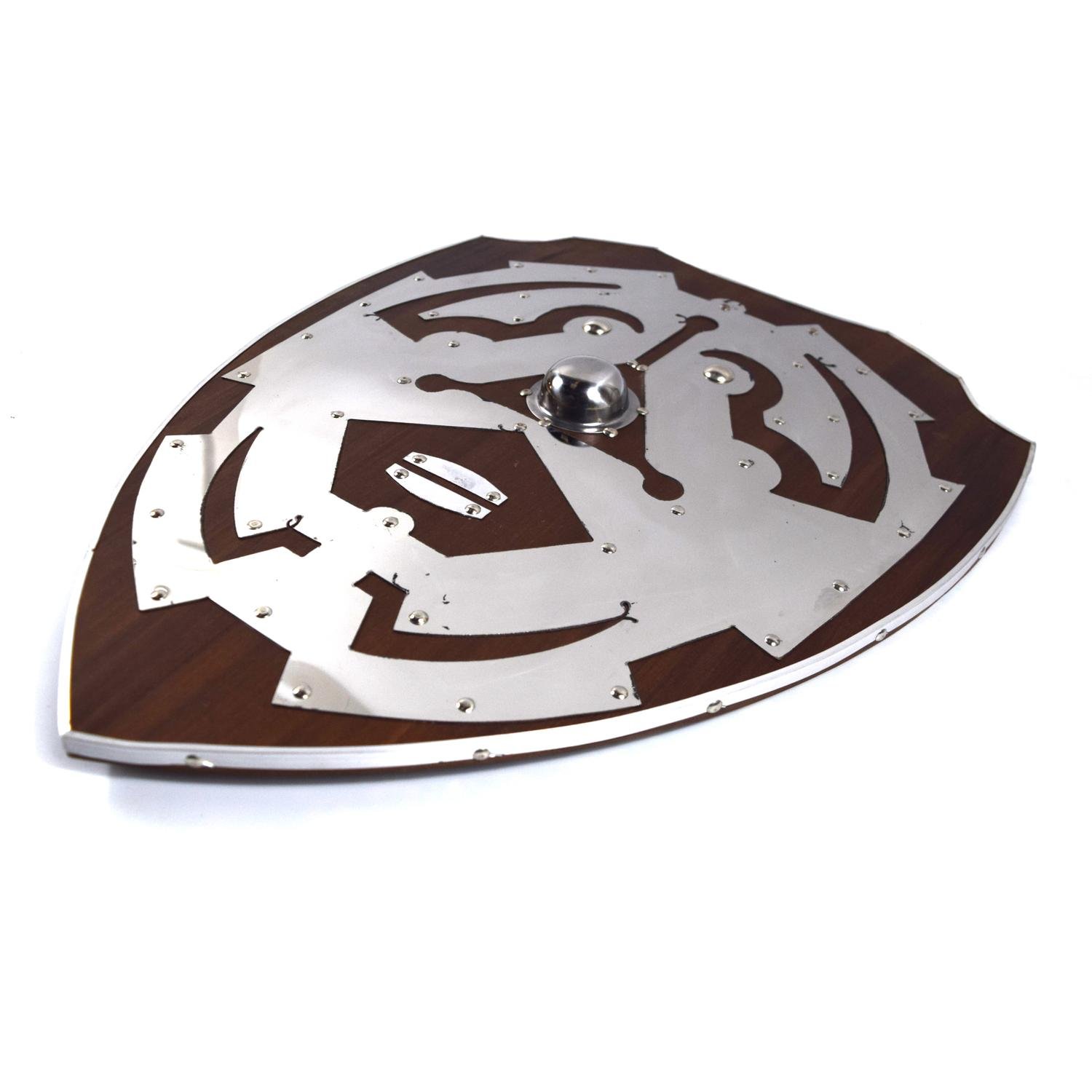 Trä / metall Legend of Zelda Curved Shield SWE89