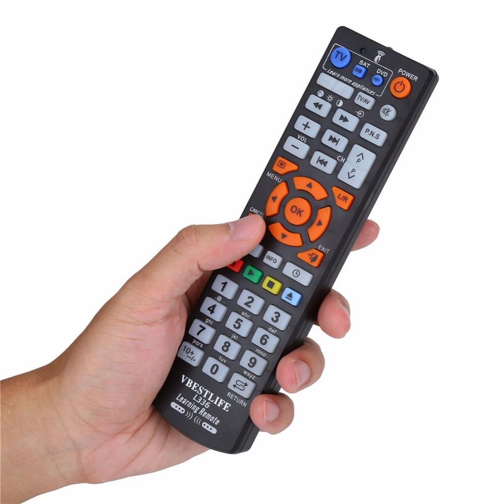 Universell IR-inlärningsfjärrkontroll smart LCD LED DVD-TV