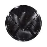 Trä Viking Black Eagle handgjord sköld SWE46