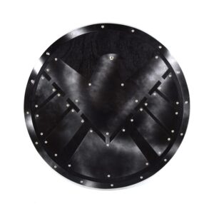 Trä Viking Black Eagle handgjord sköld SWE46