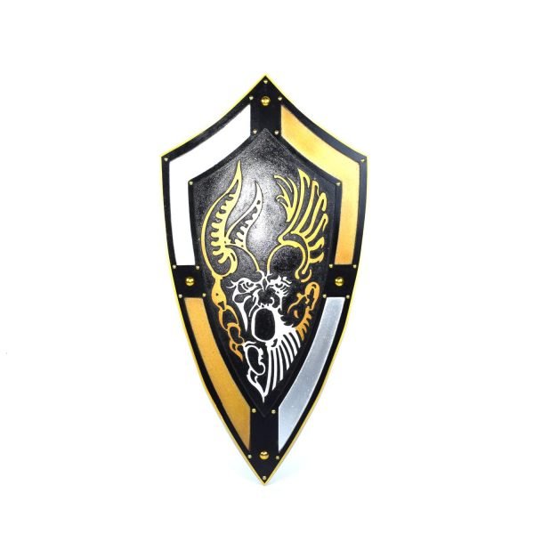 Trä medeltida Gladiator Shield SWE-118