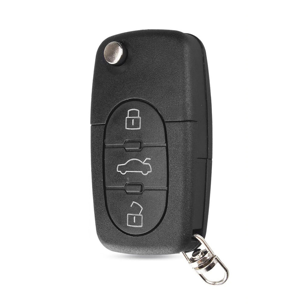 Bilnyckelfodral med 3 knappar till Audi CR2032