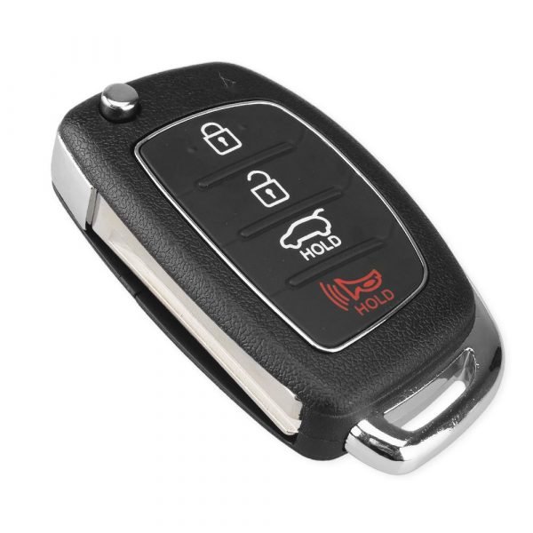 4 -knappen Solaris Santafe Remote Key Shell för Hyundai