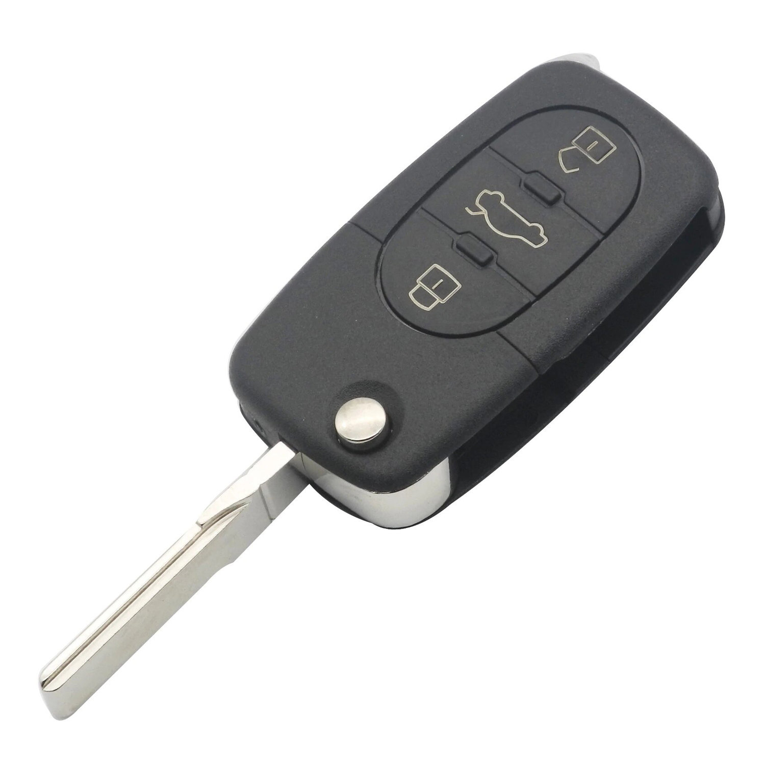Bilnyckelfodral med 3 knappar till Audi CR2032