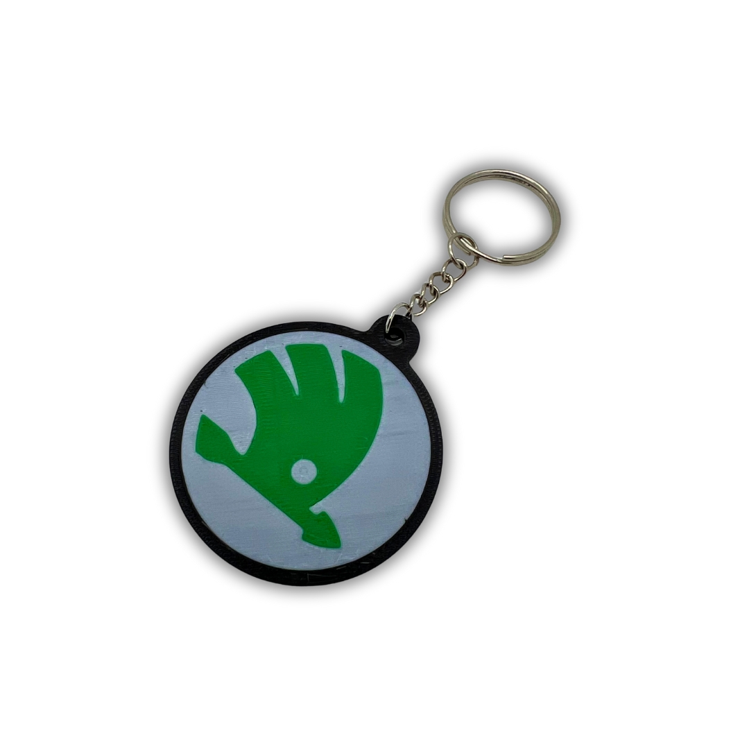 Nyckelring nyckelring emblem logotyp för Skoda
