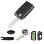 3-knapps fjärrkontroll CE0536 433MHz ID46 chip HU83 för Peugeot
