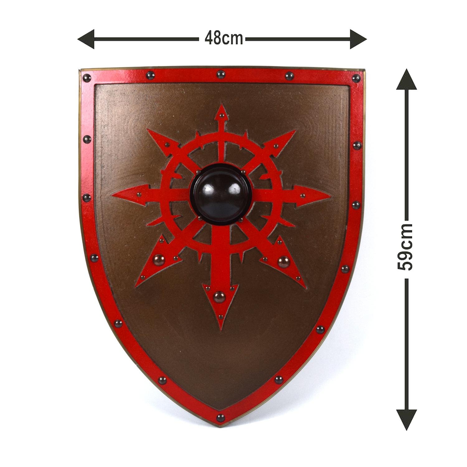 Symbol för kaos Böjd Viking träsköld SWE114
