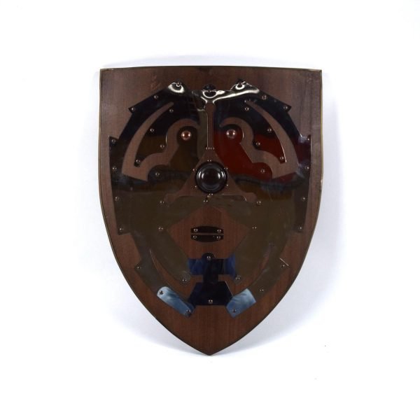 Trä / metall Legend of Zelda Curved Shield SWE90