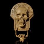 Skull dörrknackare halloween dekoration