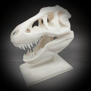 Tyrannosaurus Rex halloween skalle dekoration T-rex med stativ