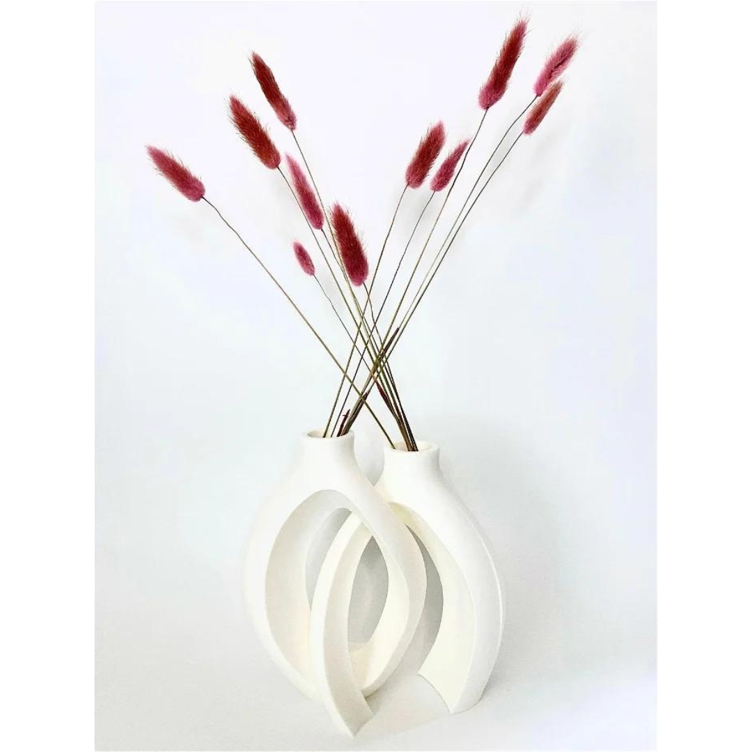 Modern blomvas heminredning