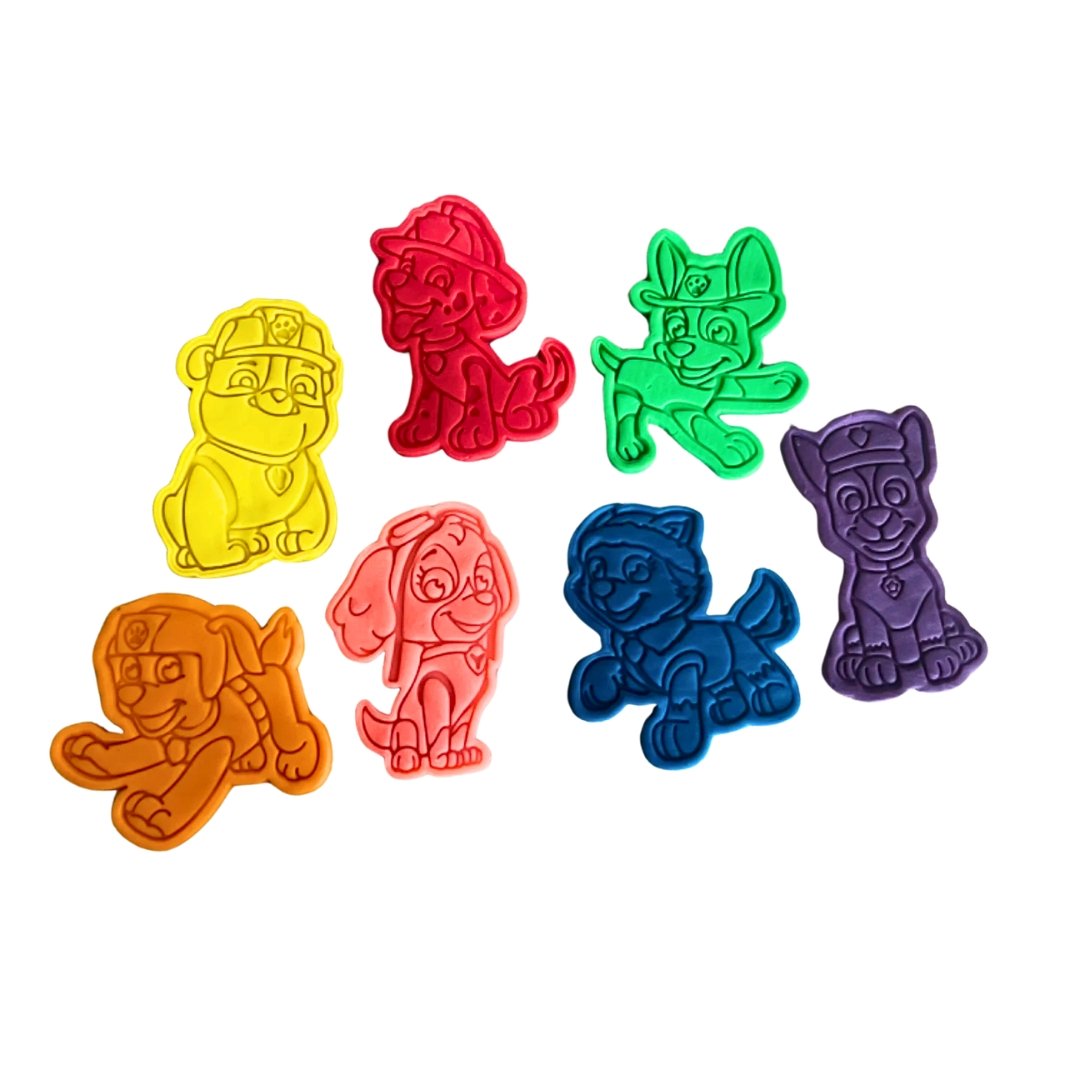 7-pack Paw Patrol kakformar