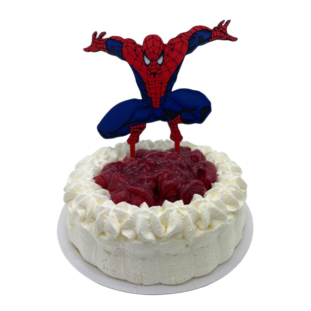Spiderman festtårta dekoration topper