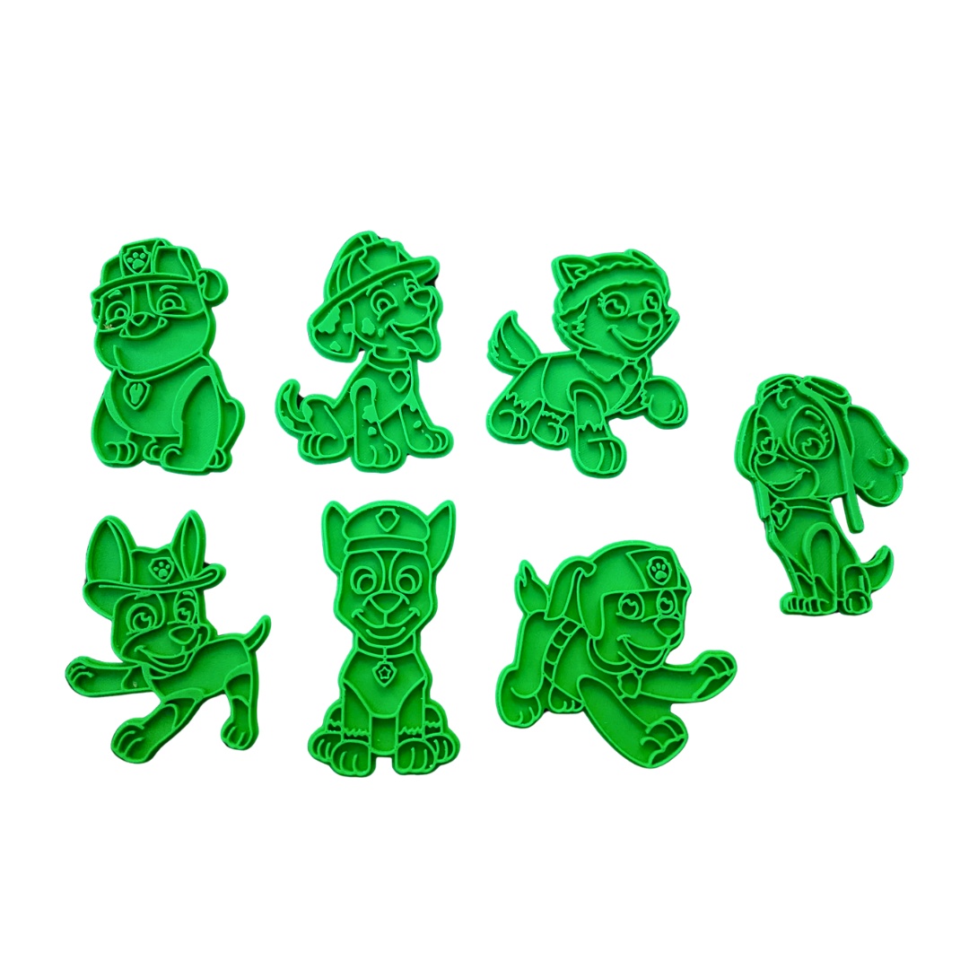 7-pack Paw Patrol kakformar