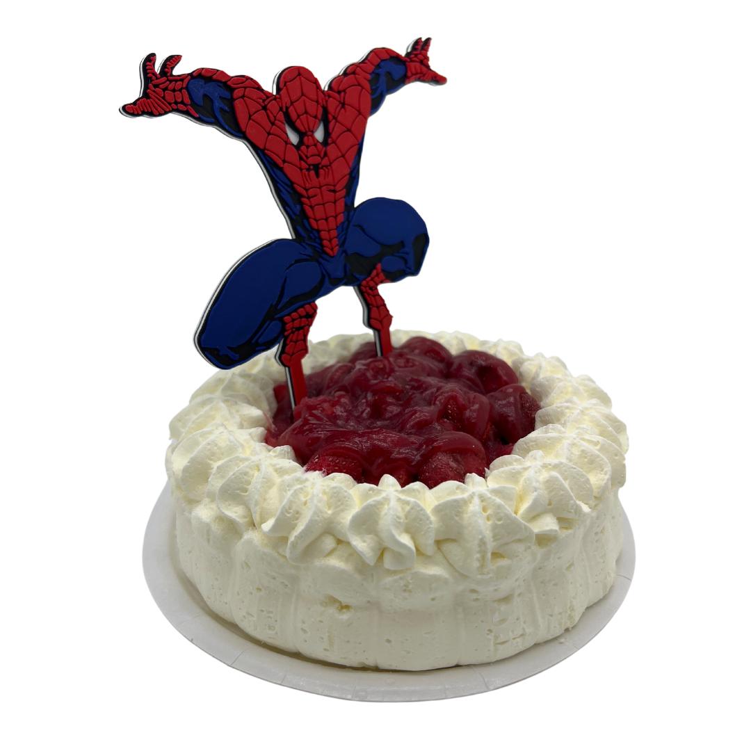 Spiderman festtårta dekoration topper
